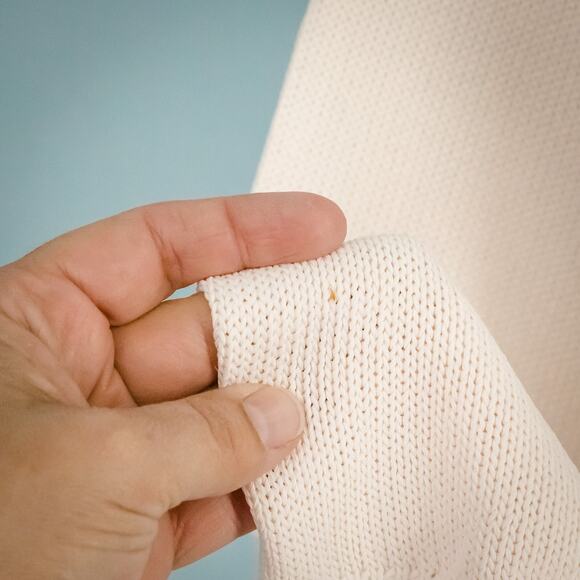 Eileen Fisher Size Large L Light Pink System Crew Button Long Sleeve Cardigan - Picture 2 of 5